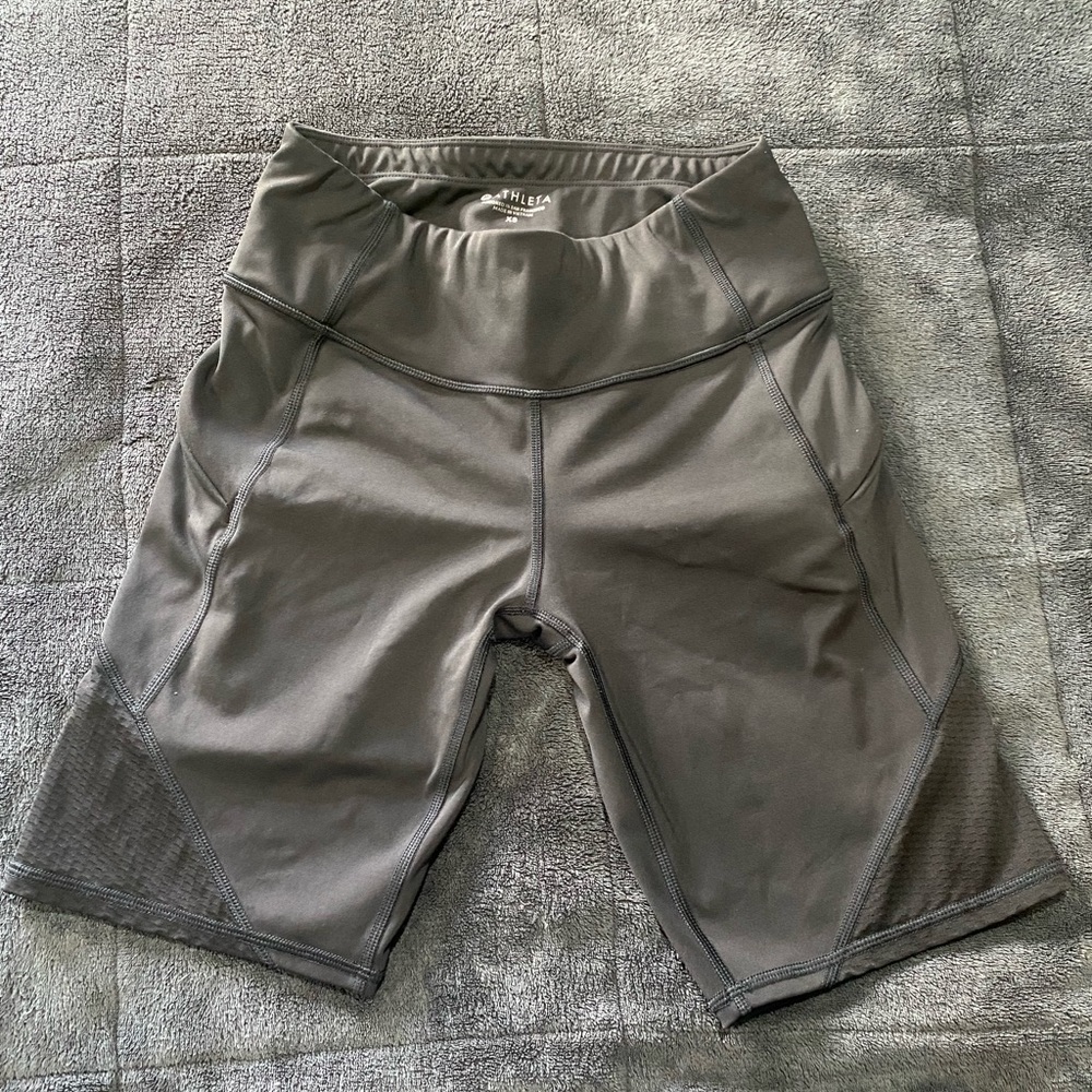 Athleta Mesh Biker Shorts
